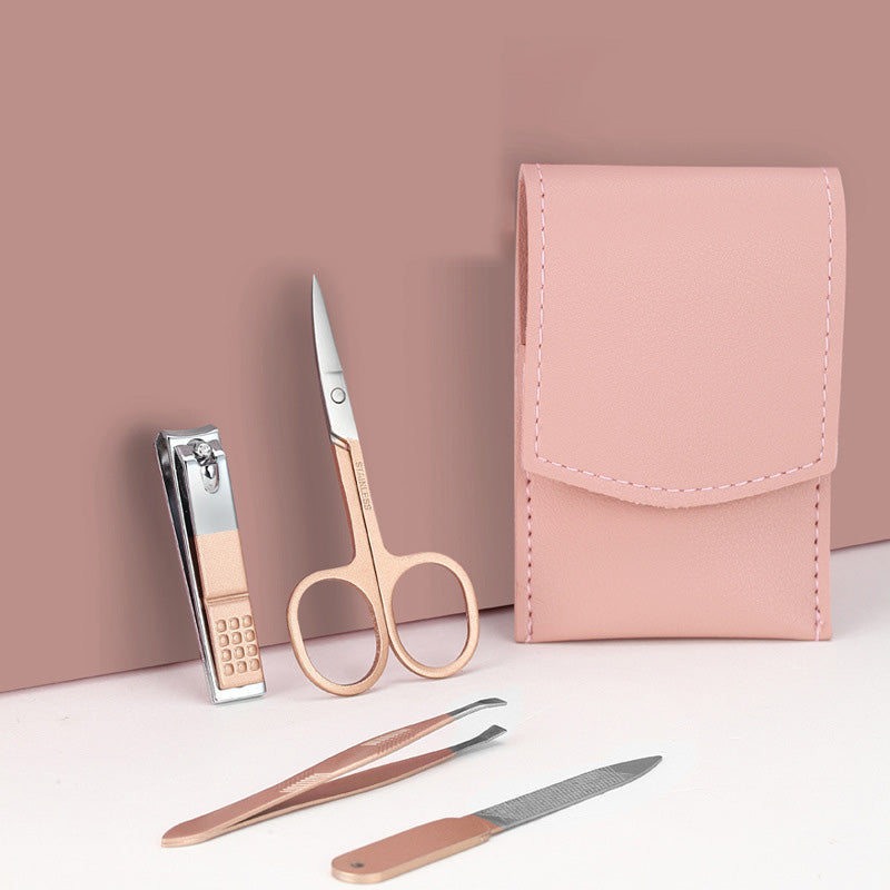 Nail Scissors Set Girls Cute Home Adult Practical Portable  Manicure Nail Clippers Tool