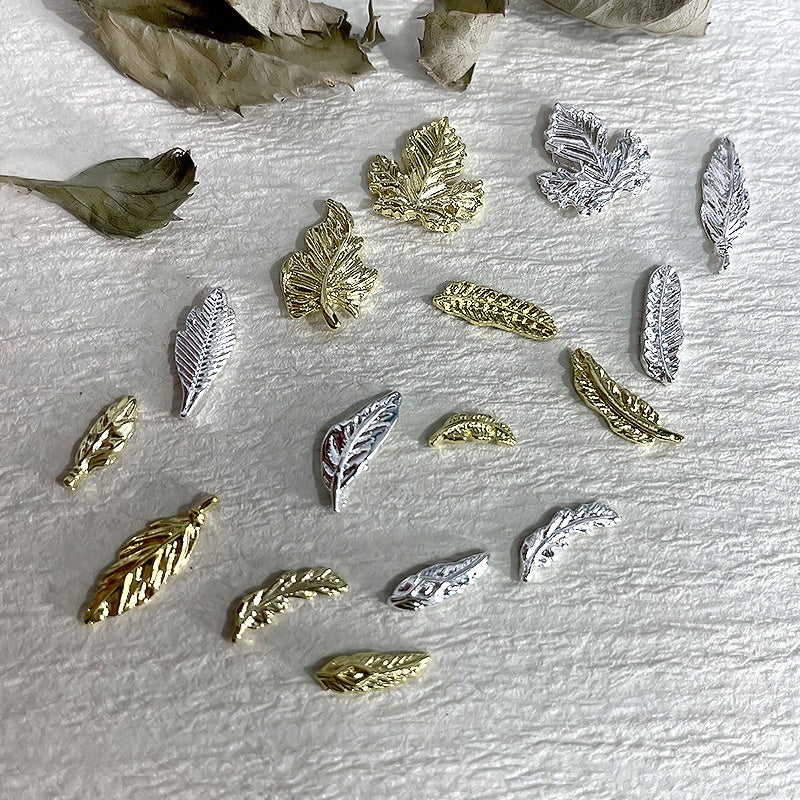 Nail Art Alloy Leaf Jewelry Decoration