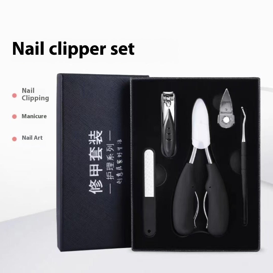 Stainless Steel Pedicure Nail Clippers Nail Clippers Suit
