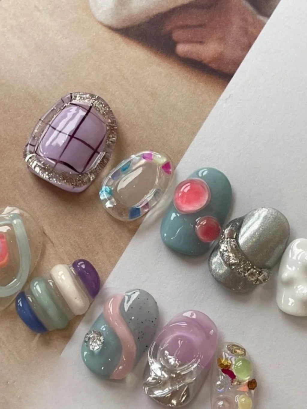 New Detachable Advanced Cute Heavy Industry Pure Desire Wind Student Best-selling Nail Beauty