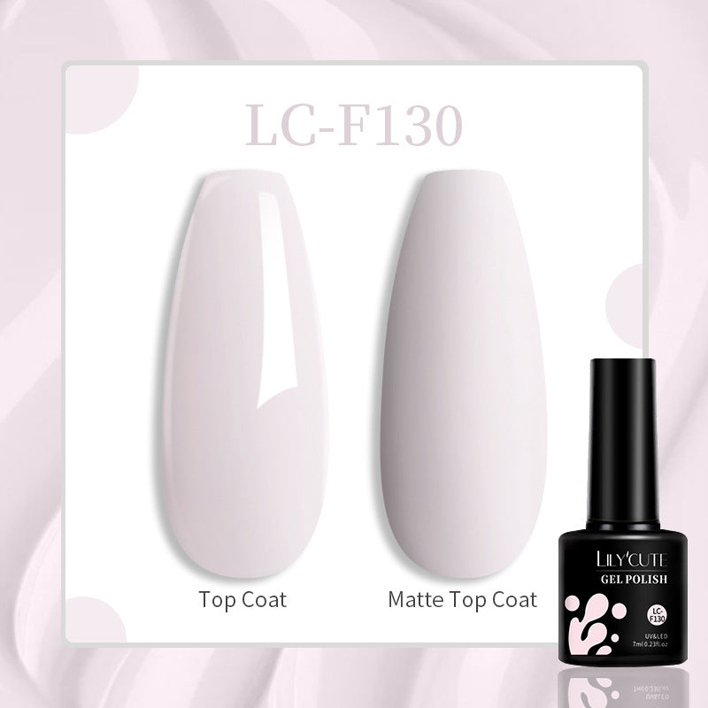 Lilycute 184 Colors Full Set Nail Glue Set Matte Nail Art Non-wash Sealing Layer Nail Polish Gel Base Gel