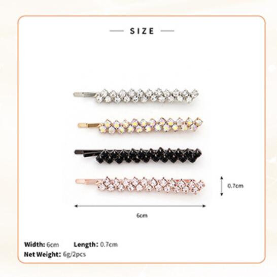 Ins Rhinestone Hairpin Headdress Women