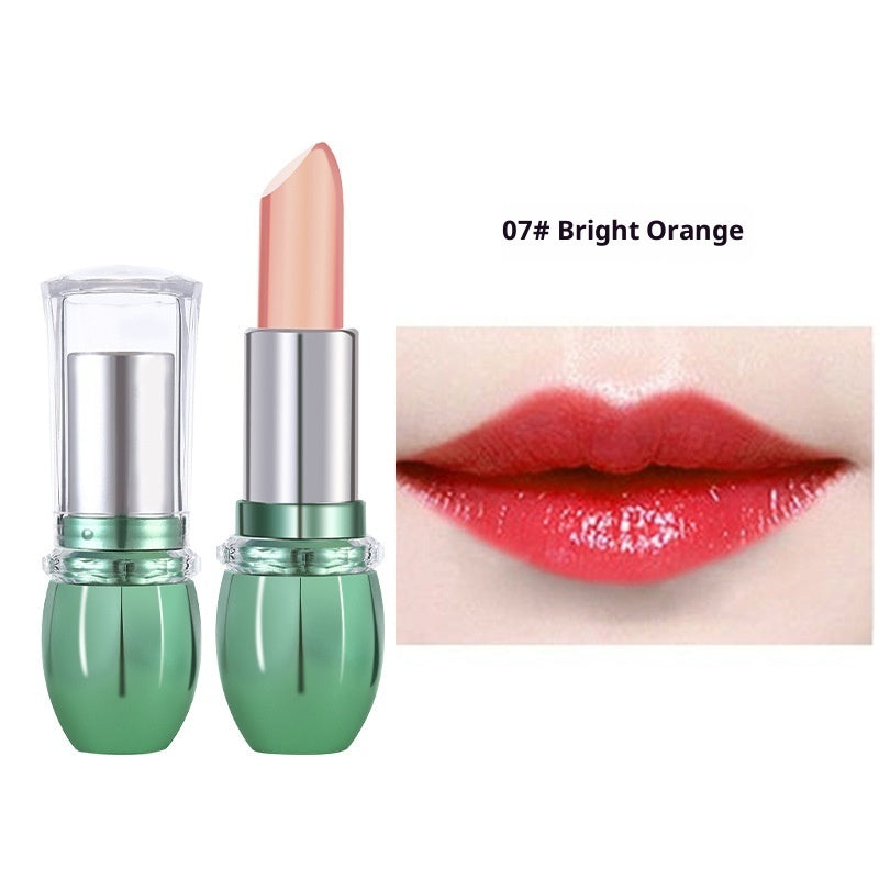 Initial Heart Lovers Cross-border Aloe Lipstick Color Changing Lip Balm Nourishing Moisturizing