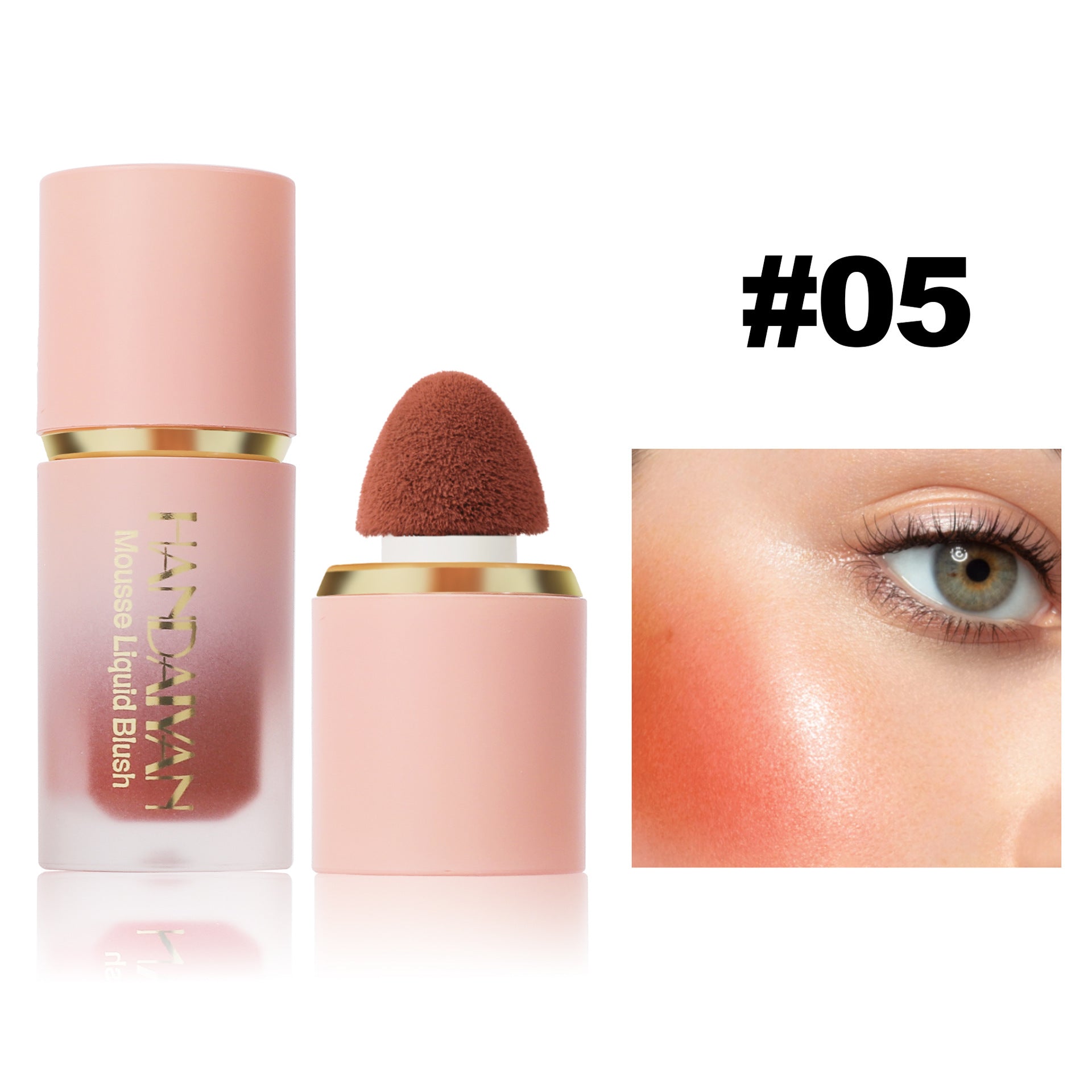 Handaiyan Liquid Blush Facial Makeup Repair Matte Universal Easy To Color Rouge