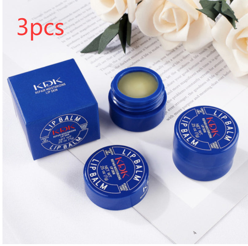 Blue Can Hydrating Moisturizing And Fading Anti-chapped Lip Lines Lip Balm