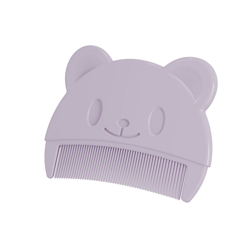 Bear Shape Baby Comb Fetal Tinea Removal