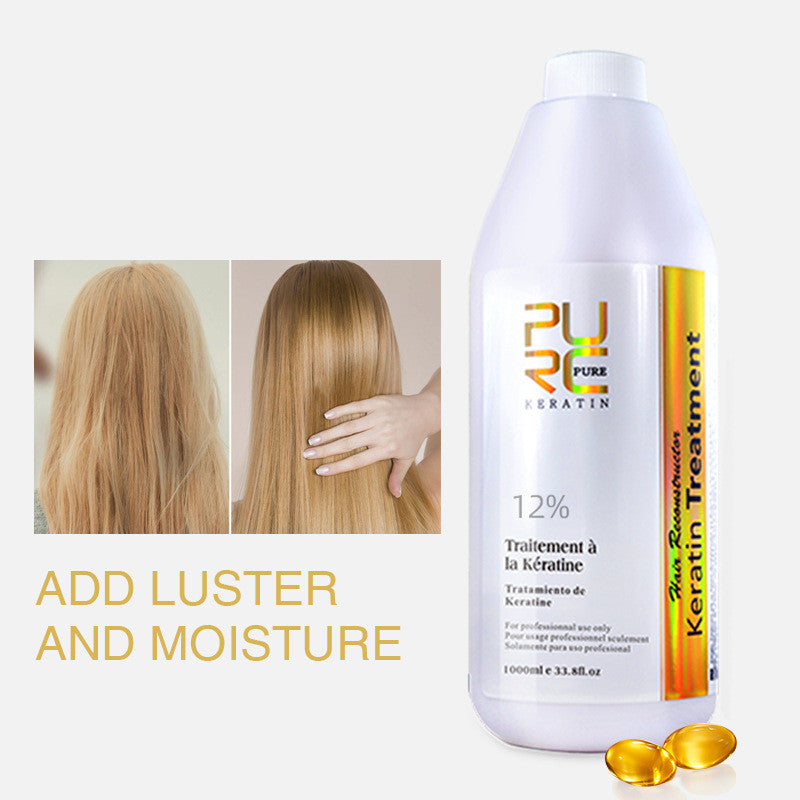PURE Hair Treatment Straight Improve Frizzy Hair Fork