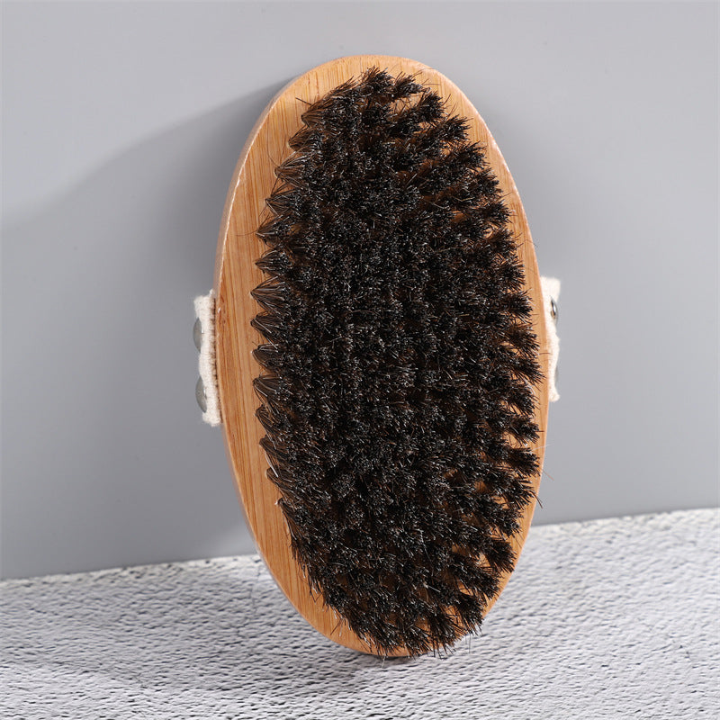 Bamboo Bristle Foam Nail Hand Brush