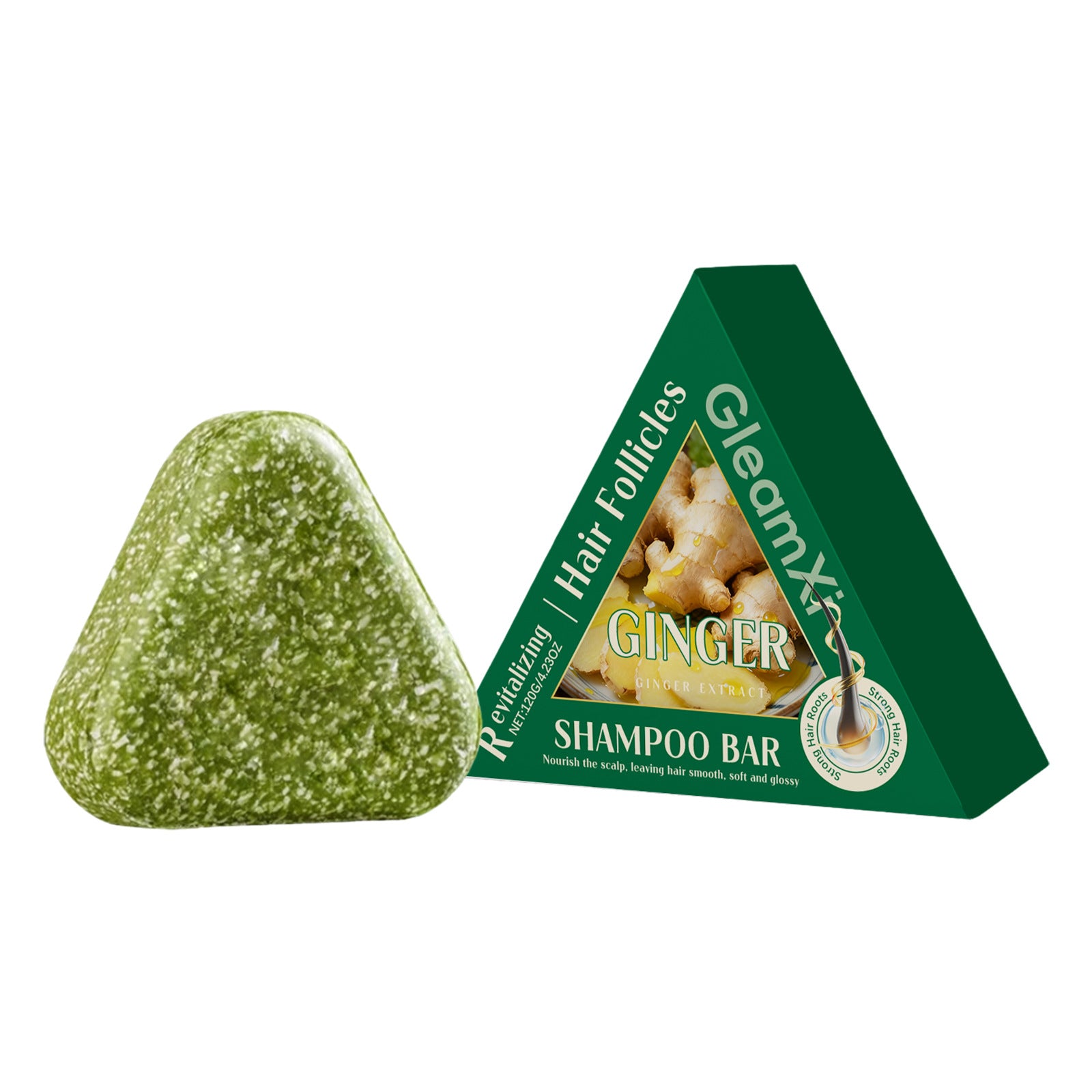 GleamXi Ginger Nourishing Shampoo Bar