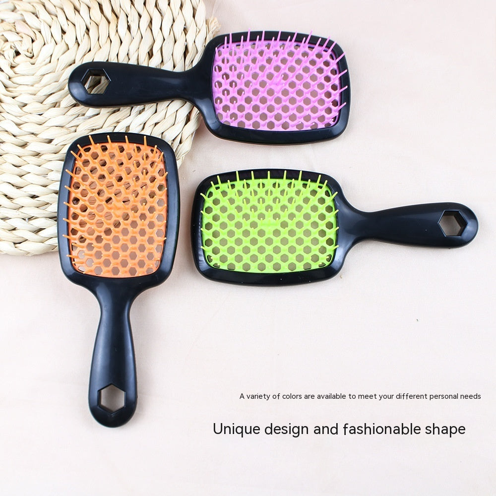Hexagonal Wire Net Comb Honeycomb Hollow Hairdressing Comb