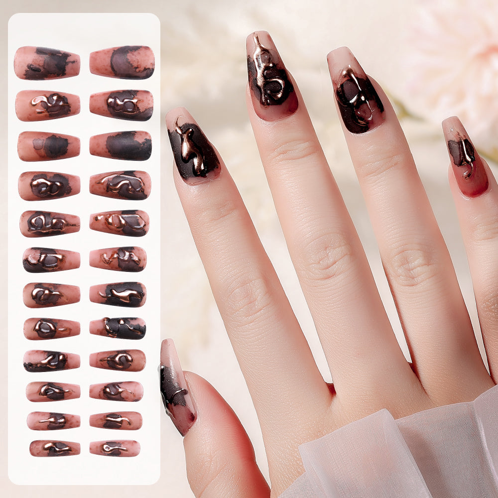 Magic False Nail Patches Hand Wearing Art