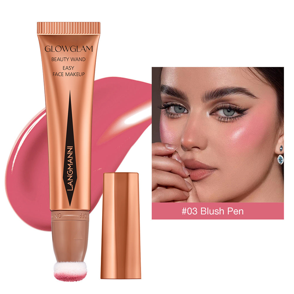 Langmanni Air Cushion Repair Blush Highlight Combination Multi-color Makeup