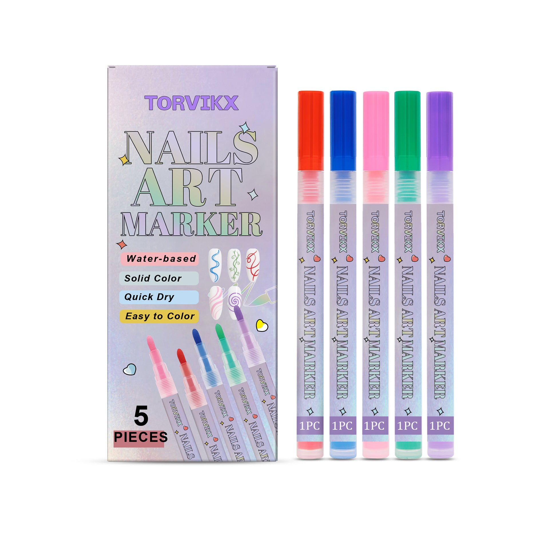 Torvikx Nail Graffiti Pen Is Easy To Use, Suitable For Many Occasions DIY