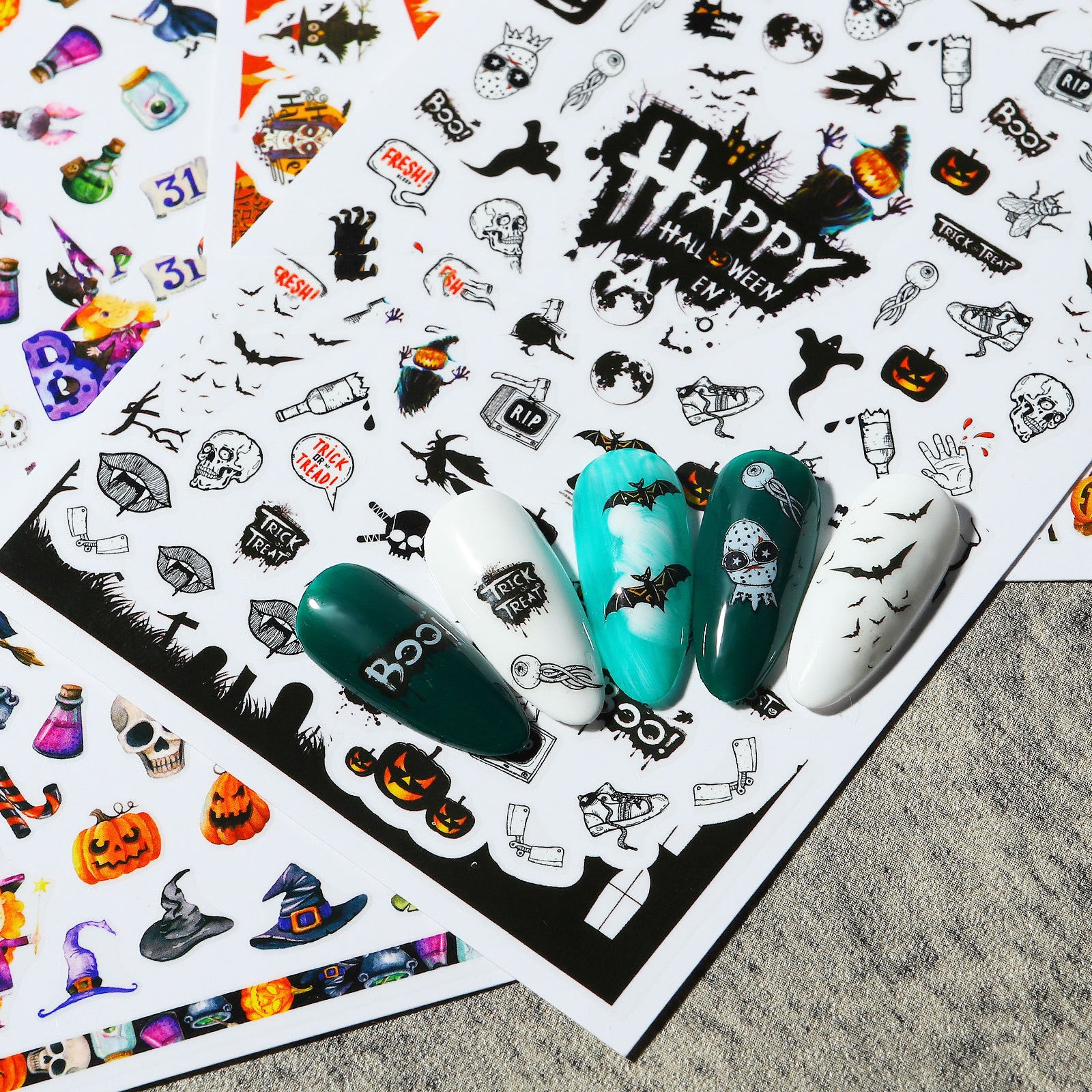 New Nail Sticker Santa Claus Decal Strap Adhesive