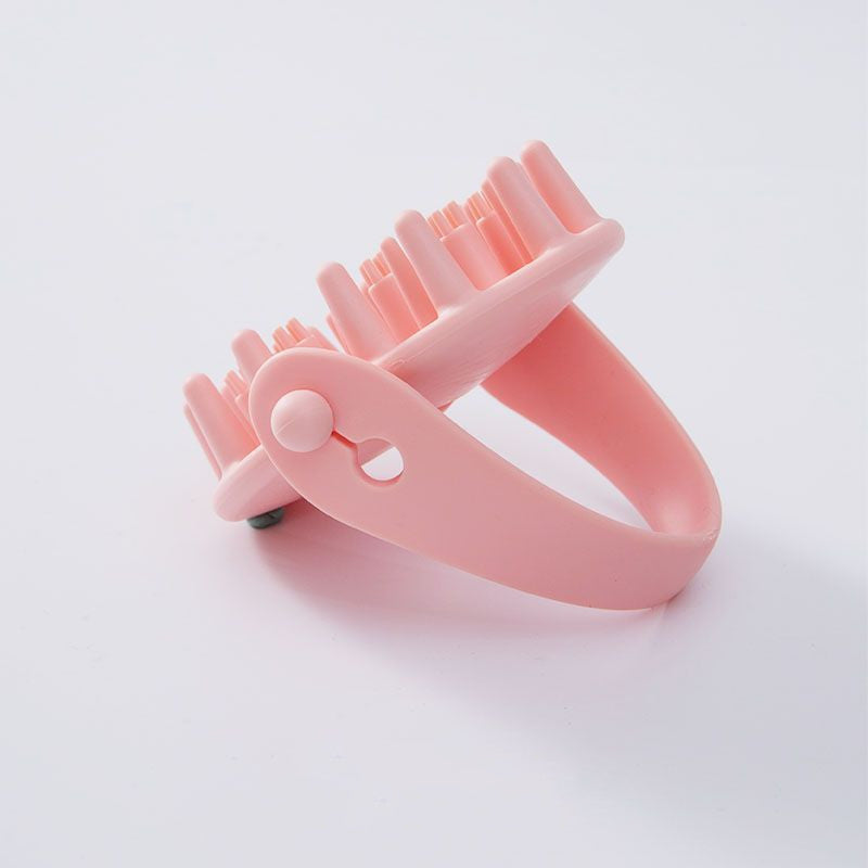 Silicone Shampoo Brush Massage Scalp Care Cleaning