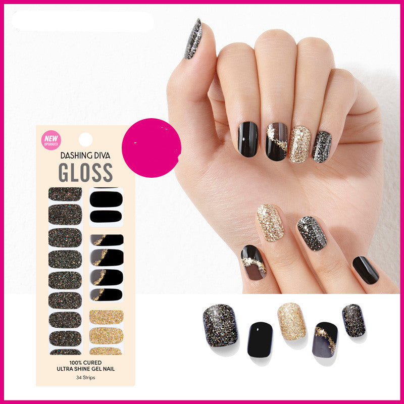 Dashing Diya Gloss Nail Art Nail Sticker Patch Star Same Style No-Bake Wearing Nail Polish