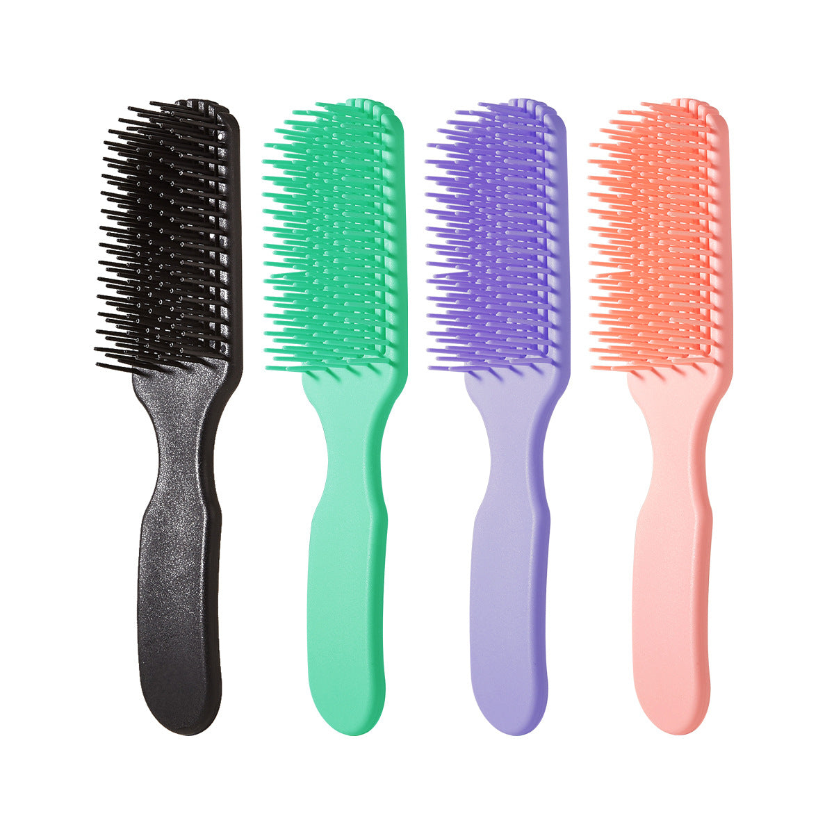 Factory Direct Sales Nine-claw Smooth Hair Elastic Plastic Head Massage And Hairdressing Styling Comb Wholesale