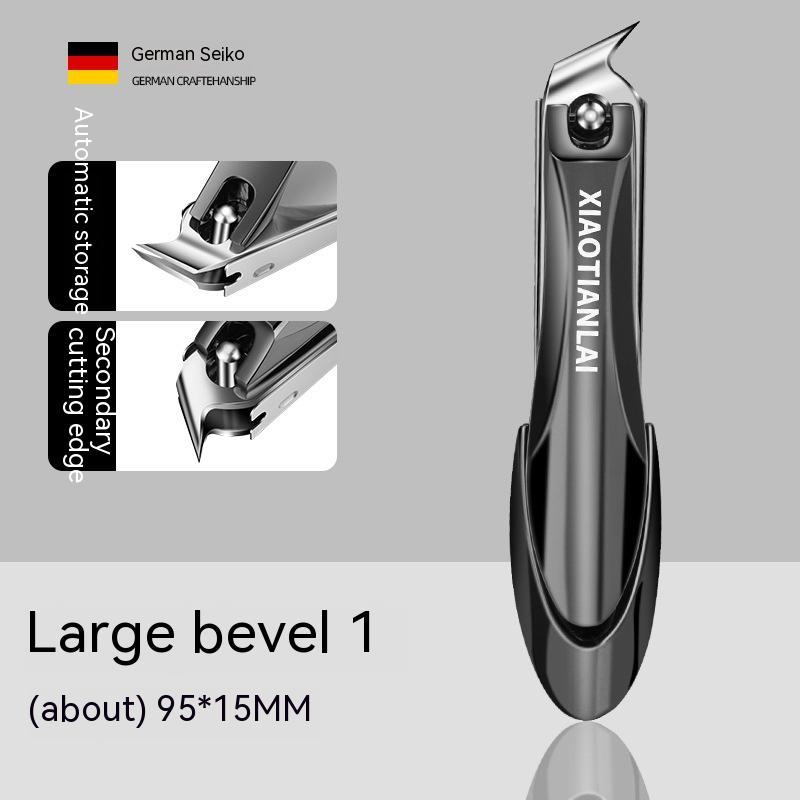 High-end Nail Scissors Single Nail Clippers Set Anti-splash Oblique Mouth Large Nail Clippers