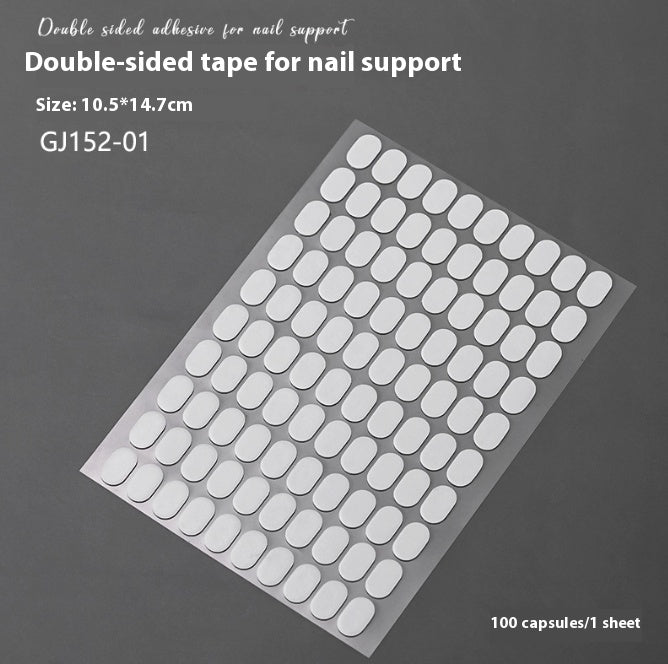 Tack-TI Manicure Practice Nail Tip Support Wear Nail Tools
