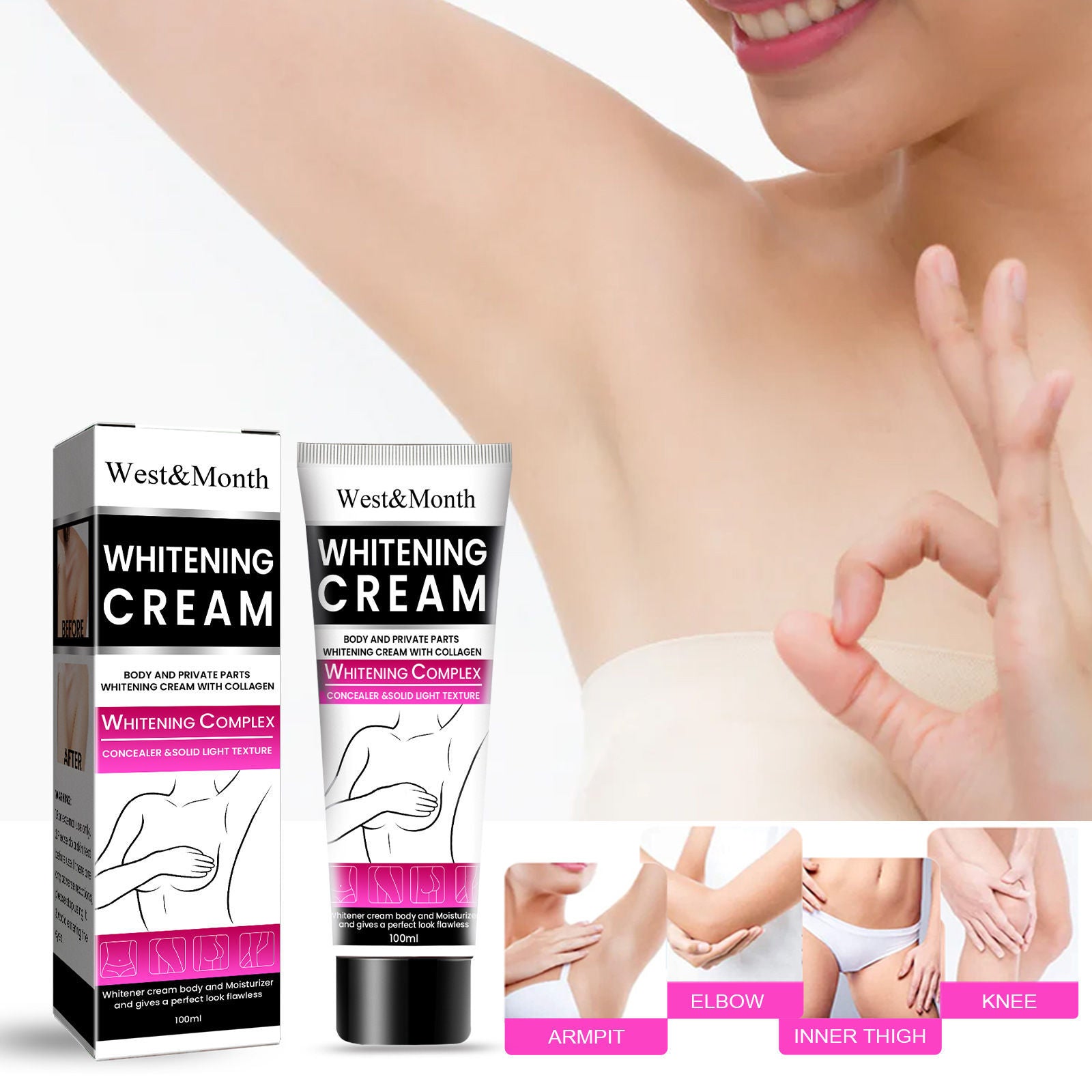 Elbow Private Part Skin Beauty Underarm Whitening Cream