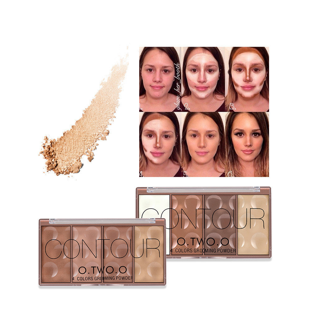 O. Two. O Rose Gold Four-color Highlight Blush