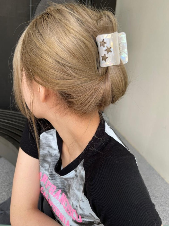 Tianbian Star Acetate Grip Small Size Half Tie Hairpin