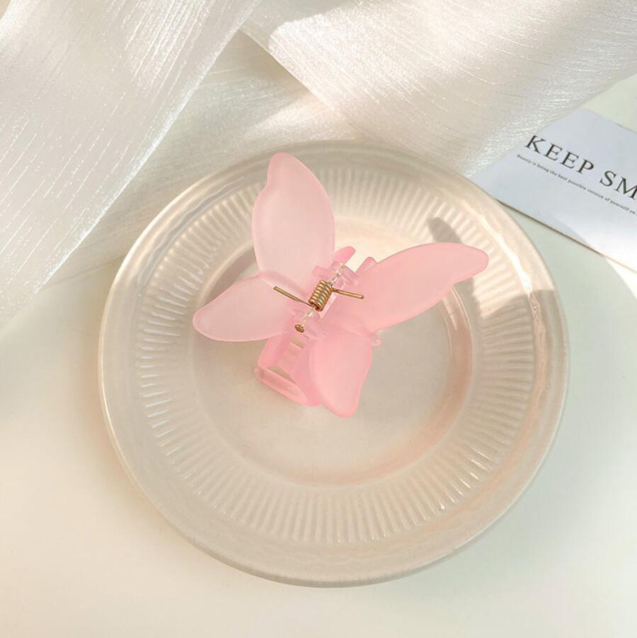 Korean Super Fairy Butterfly Hairpin Frosted Shark Headgear