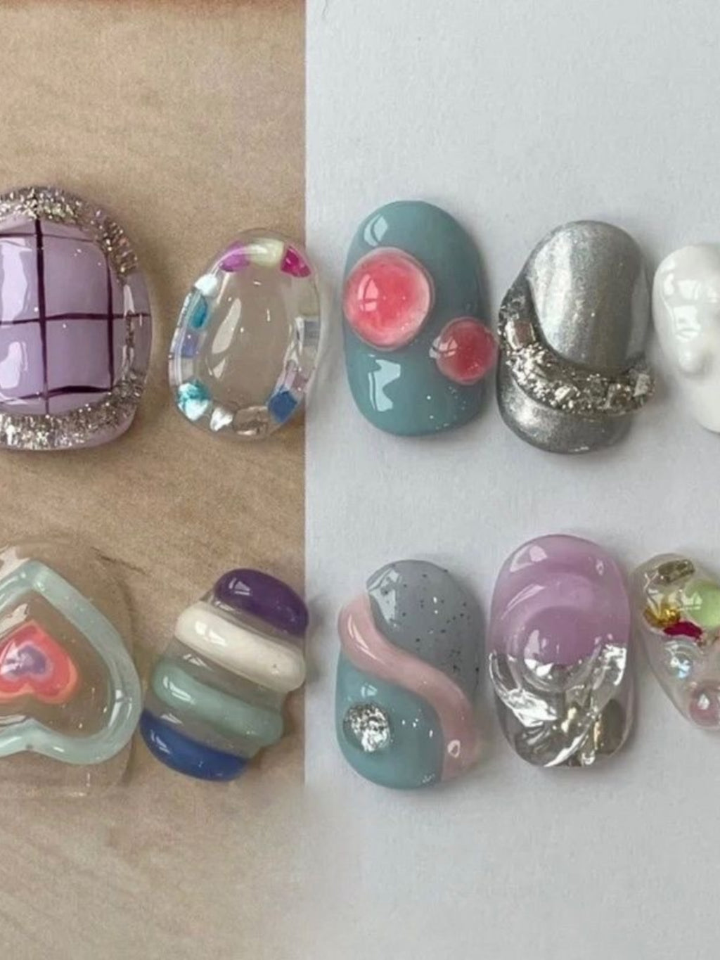 New Detachable Advanced Cute Heavy Industry Pure Desire Wind Student Best-selling Nail Beauty