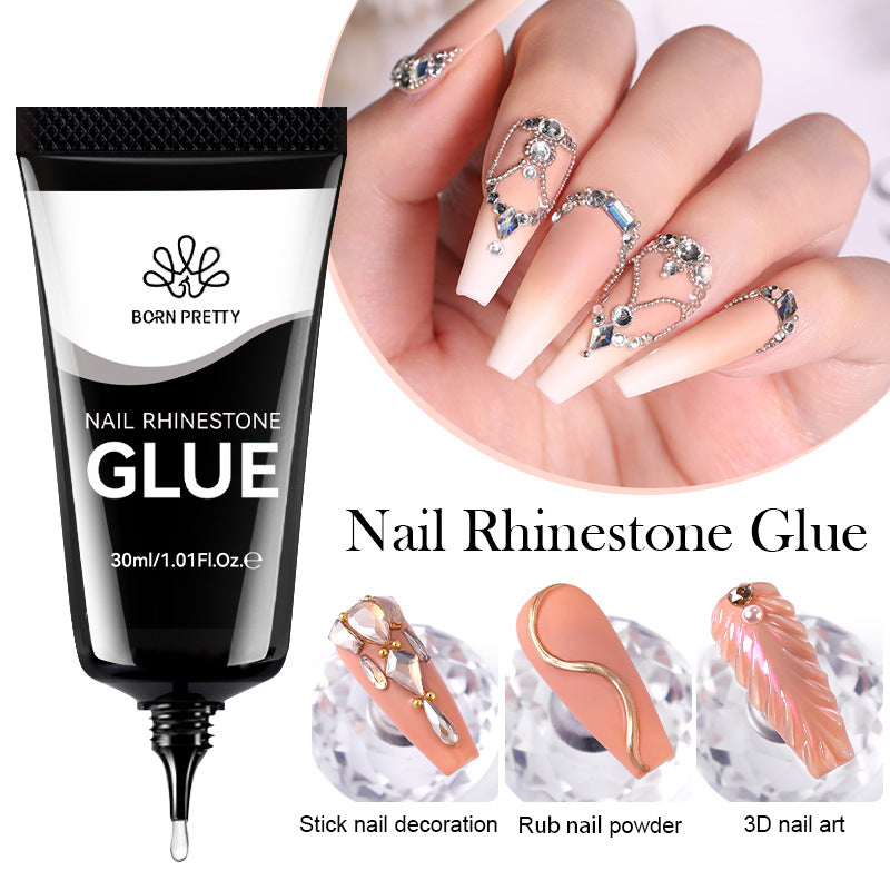 Born Pretty Super Sticky Long-lasting Rub Powder Wash-free Manicure Nail Tip