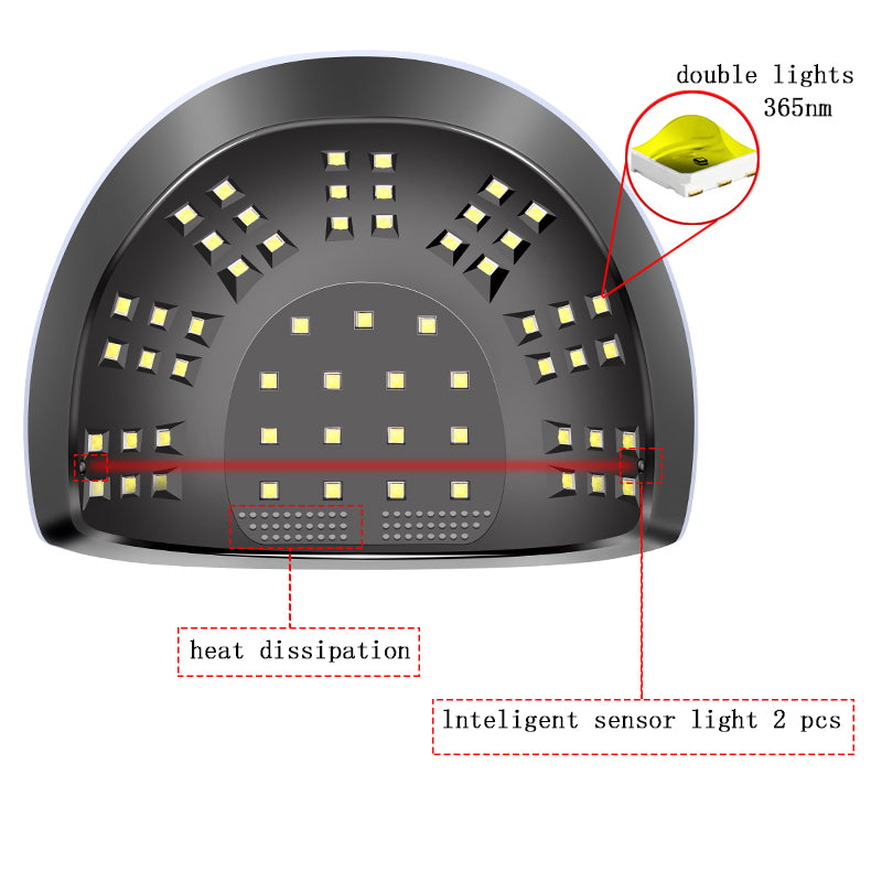 Sun High-power Quick-drying Phototherapy Lamp Nail Dryer
