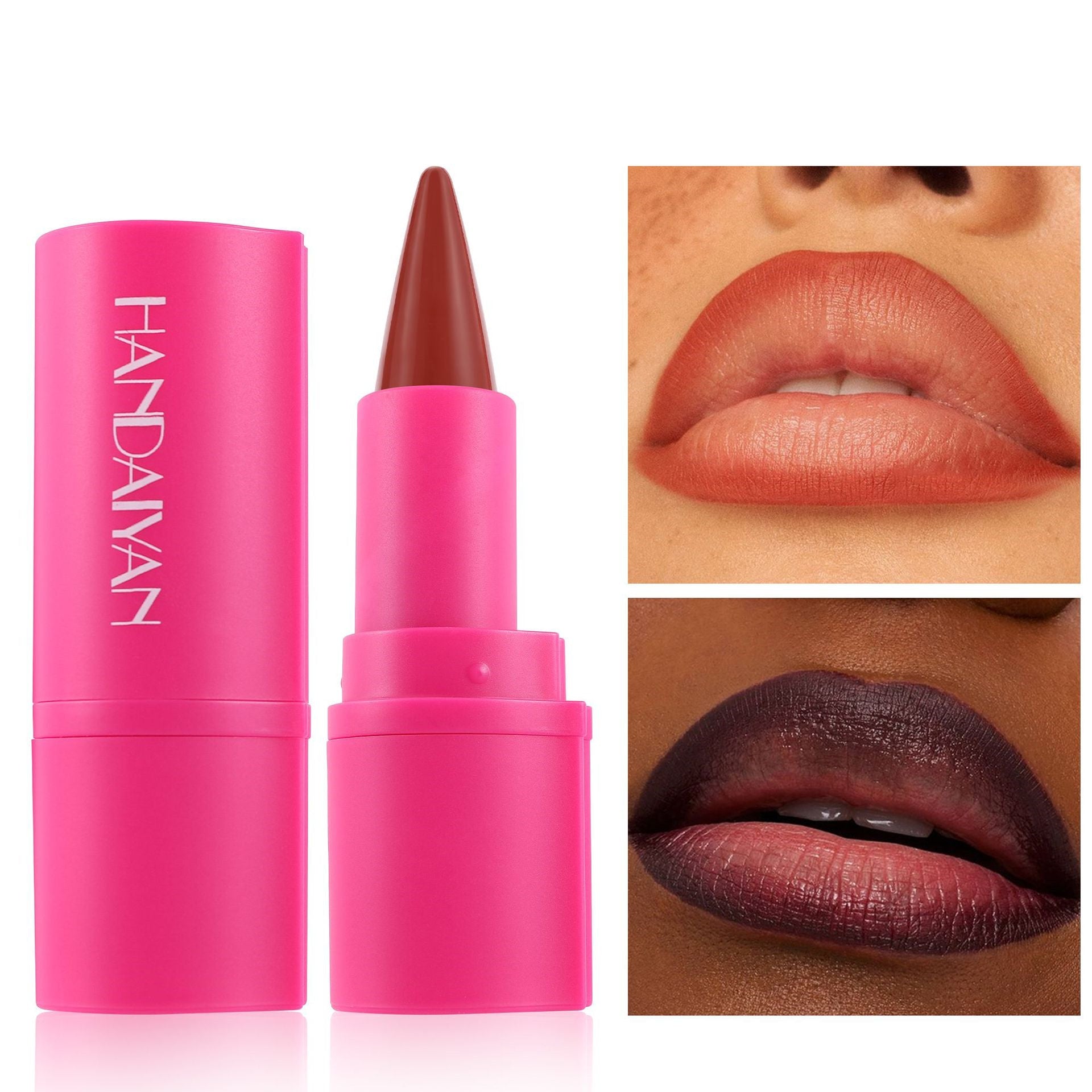 Matte Lipstick Lip Liner 2-in-1 8 Colors