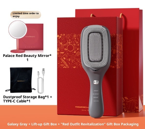Red Light Hair Growth Comb Oil Control Comb Hair Care Comb Blue Light Loss Scalp Massage Comb.