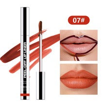 Slippery Lip Liner Pencil Waterproof, Long-Lasting, Smudge-Proof Moisturizing Plump Lips Lipstick, Lip Gloss, Lip Lacquer