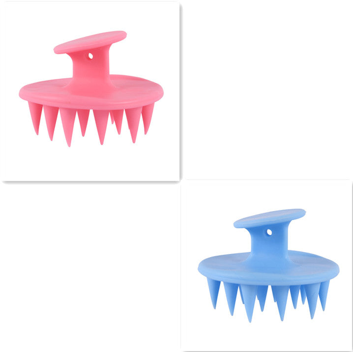 Massage Silicone Shampoo Brush To Clean Hair Comb