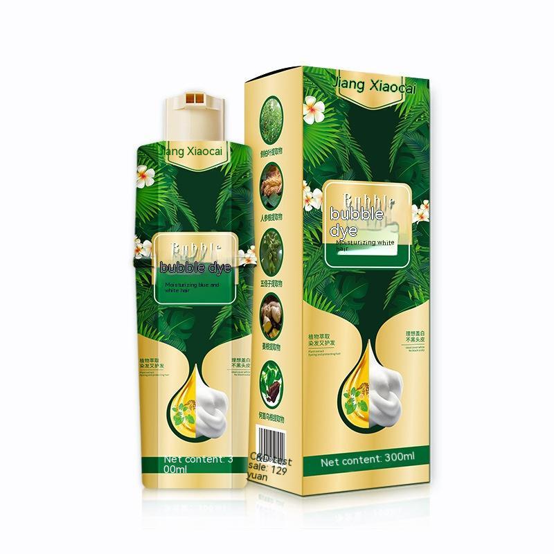 Jiang Xiaocai Hair Dye To Mask White Hair And Bubble Plants