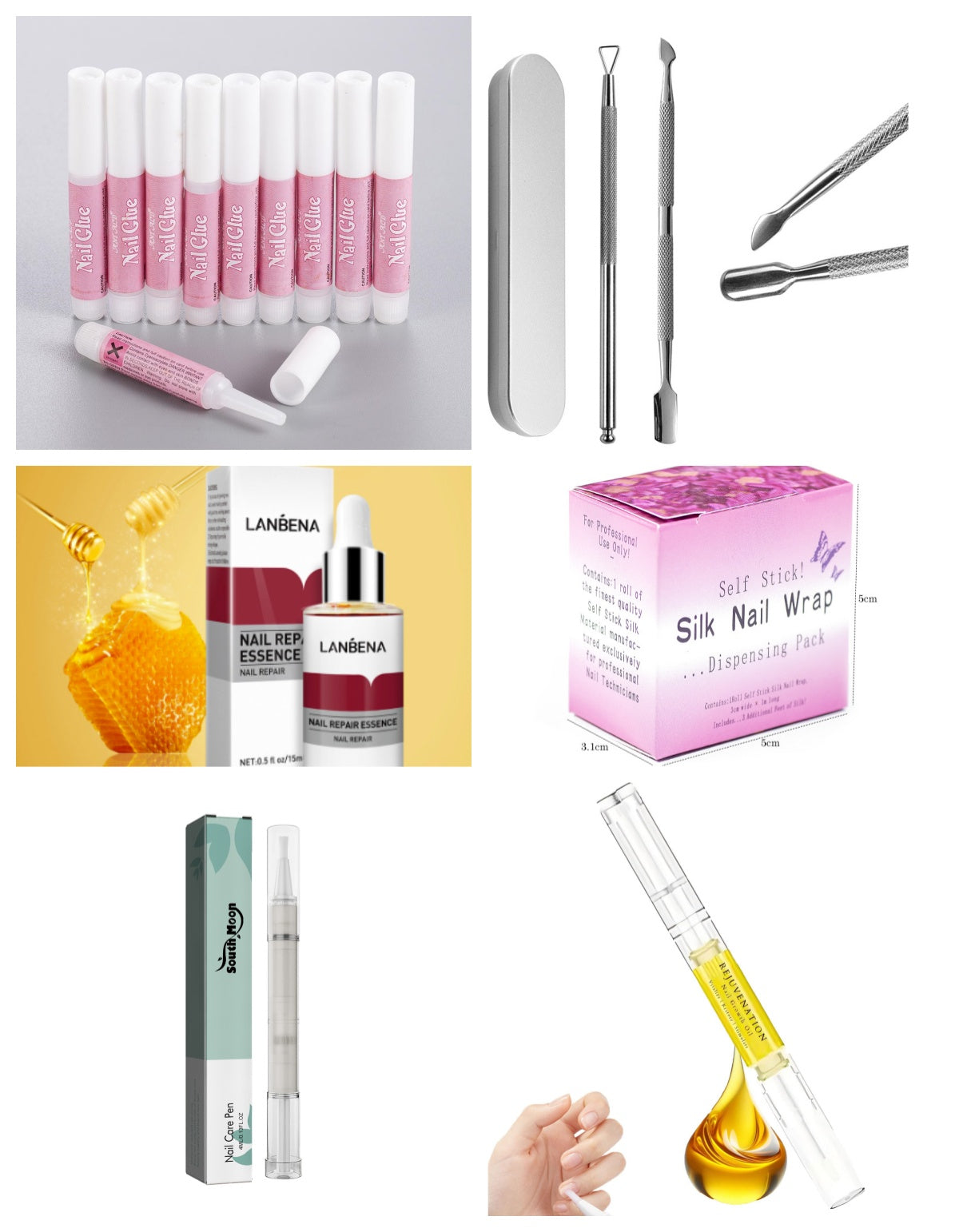 South Moon Nail Repair Pen Nail Removal Dead Skin Barbed Gray Nail Care Nutrition Moisturizing Repair Pen