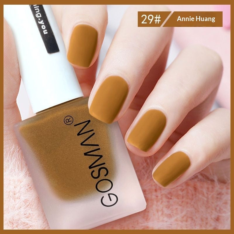 Gosman Quick-dry Matte Nail Polish, Non-peel