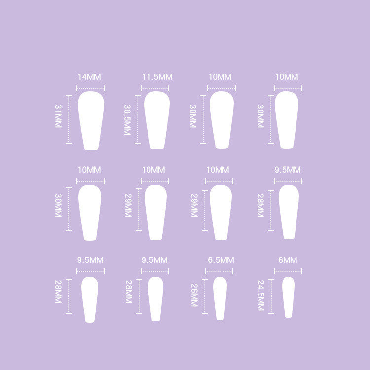 Rose Color Matching Lines Nail Stickers