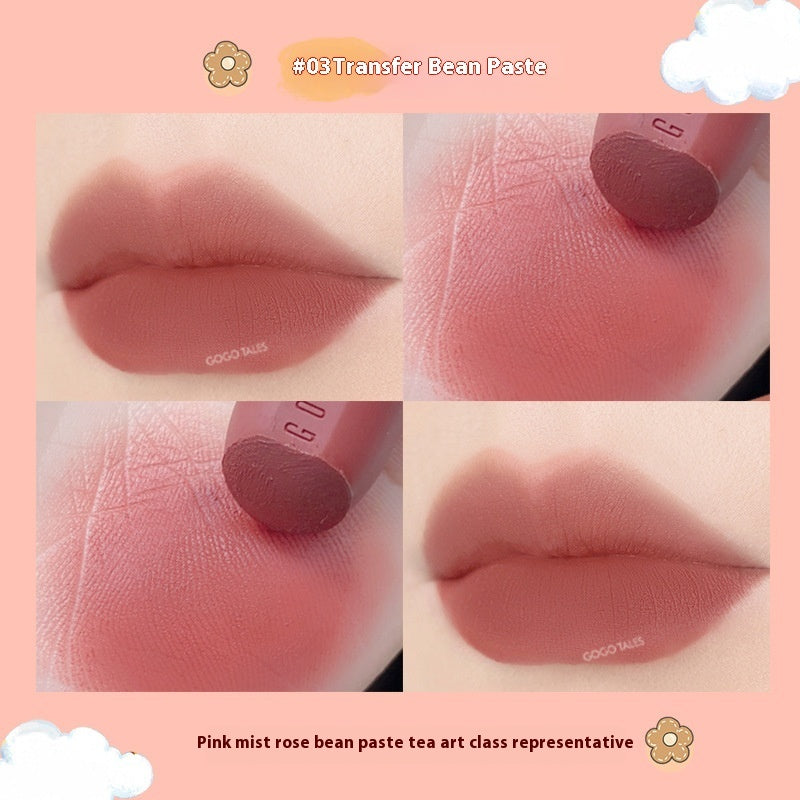 Striped Tube Vintage Lipstick Velvet Matte