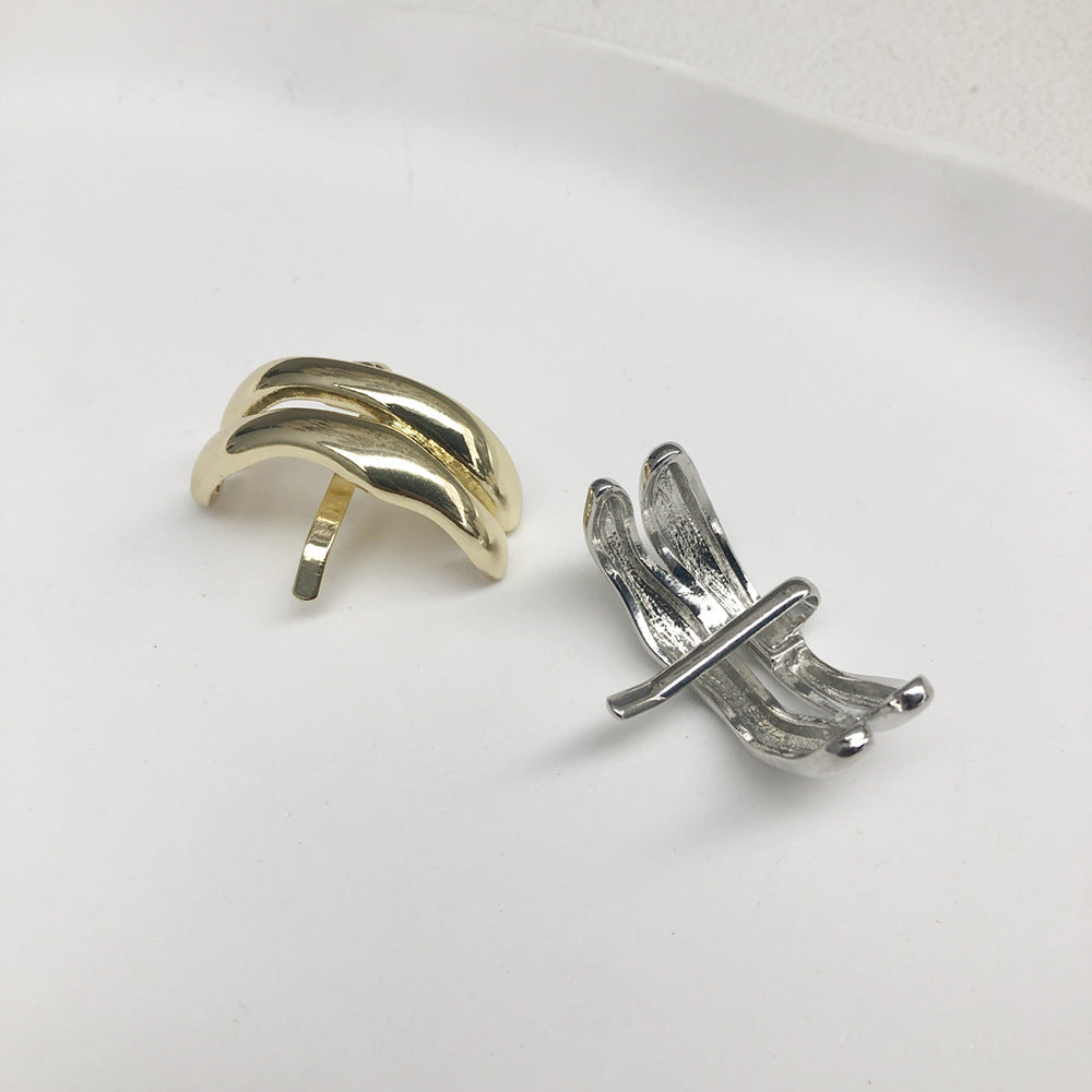 U-shaped Japanese Texture Metal Tie Hair Hair Hook Sweet Cool Low Ponytail Clip