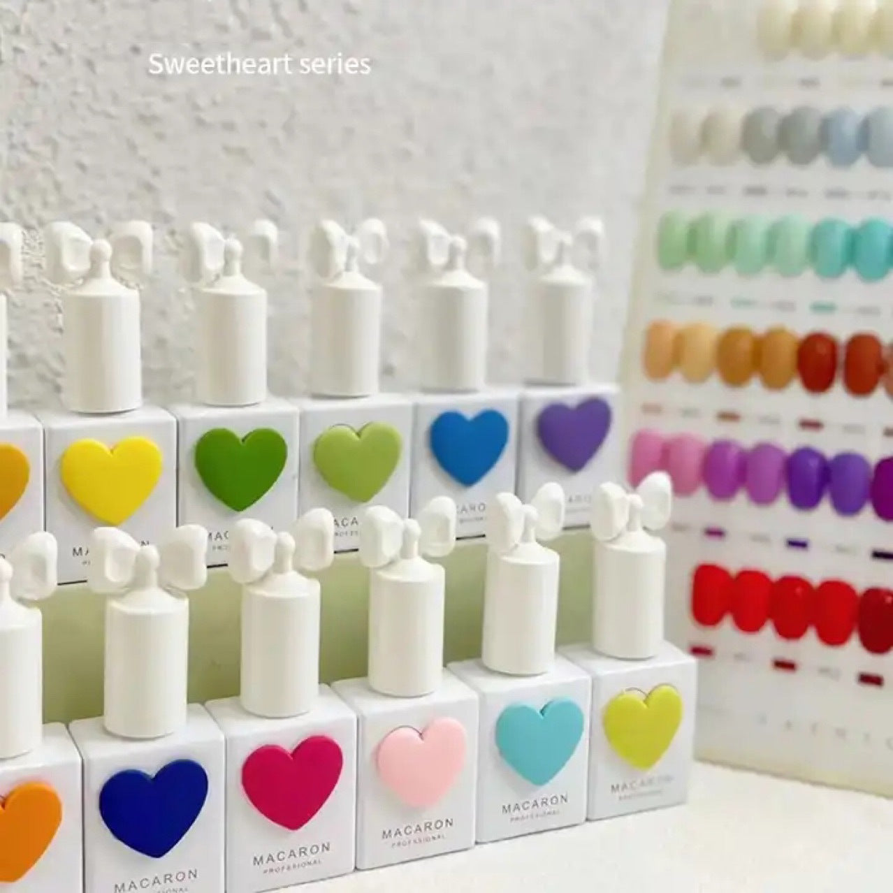 Conspirant Theories 58 Color Peach Heart Suit UV Polish Macaron Color Love Bottle White Phototherapy Nail-beauty Glue For Nail Beauty Shop Wholesale