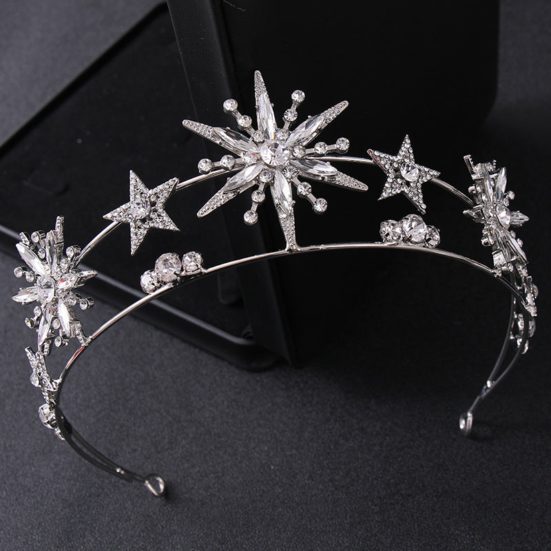 Double-layer Rhinestone Hairband Accessories Photo Shoot