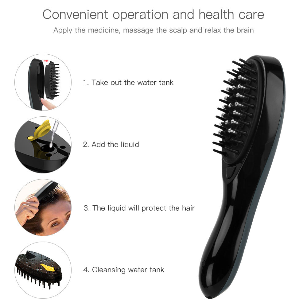 Electric Massage Comb Hair Care Can Add Hair Tonic