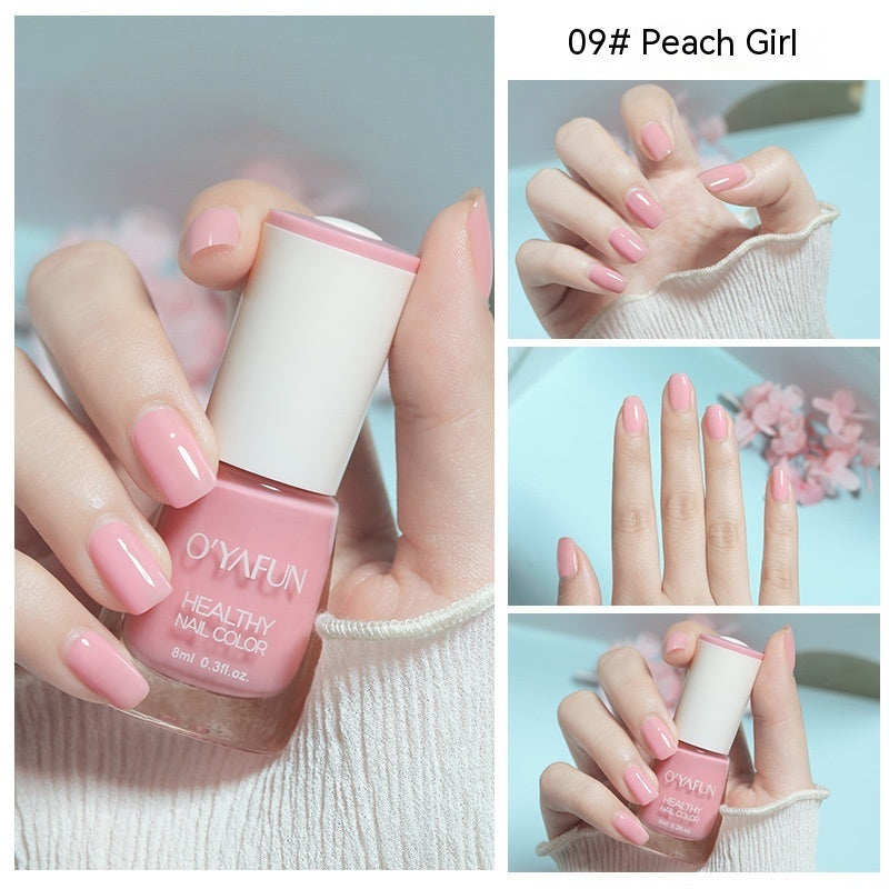 O'YAFUN Nail Polish New Water-based Long-lasting Quick-drying Transparent