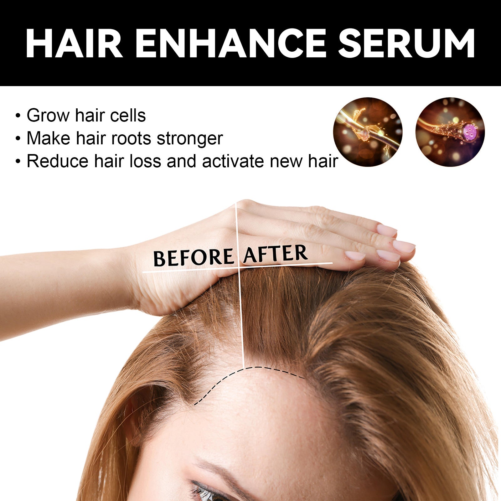 Ouhoe Dense Hair Essential Oil Moisturizes Hair Roots