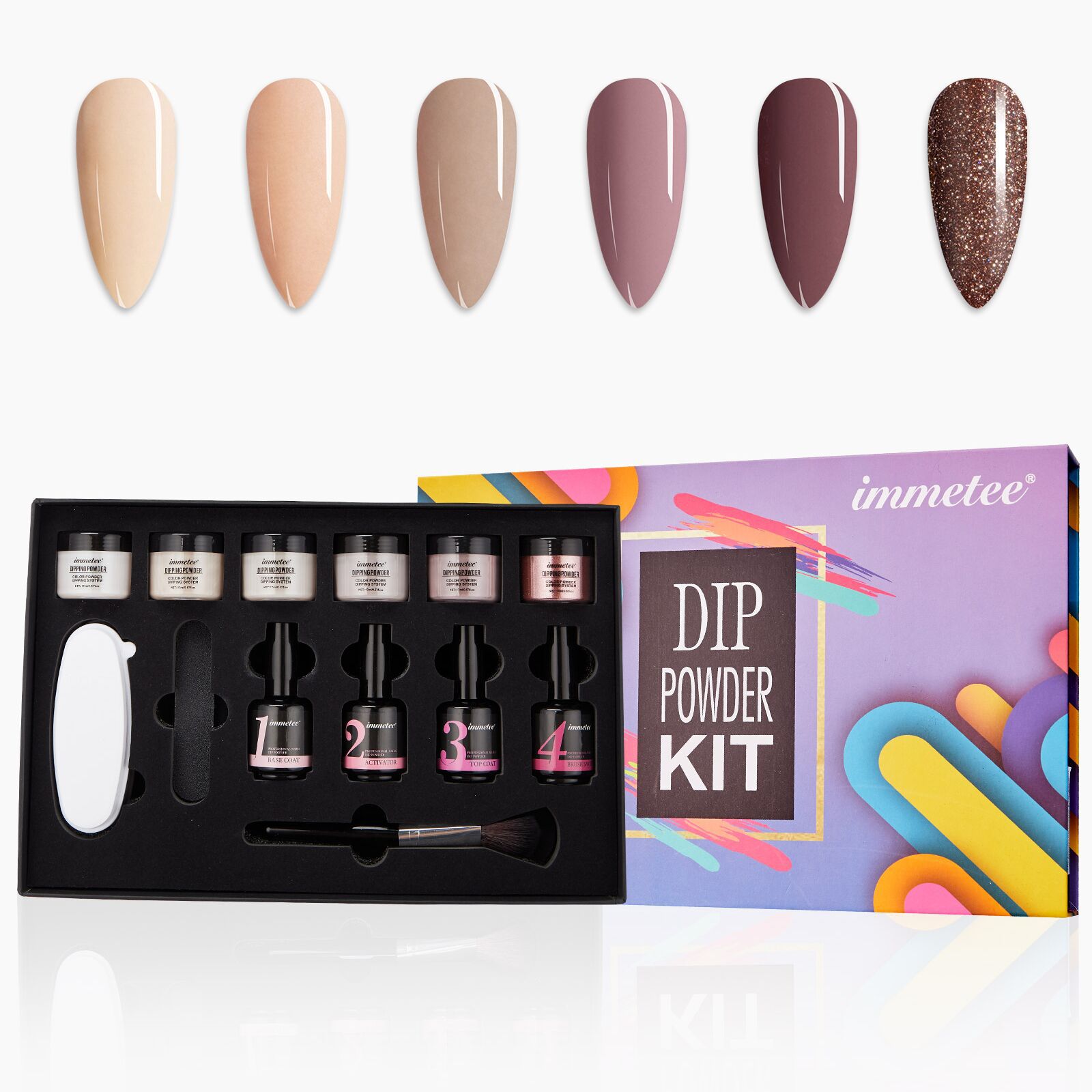 Immetee Enhanced Nail Polish Gel Lasting Light Therapy