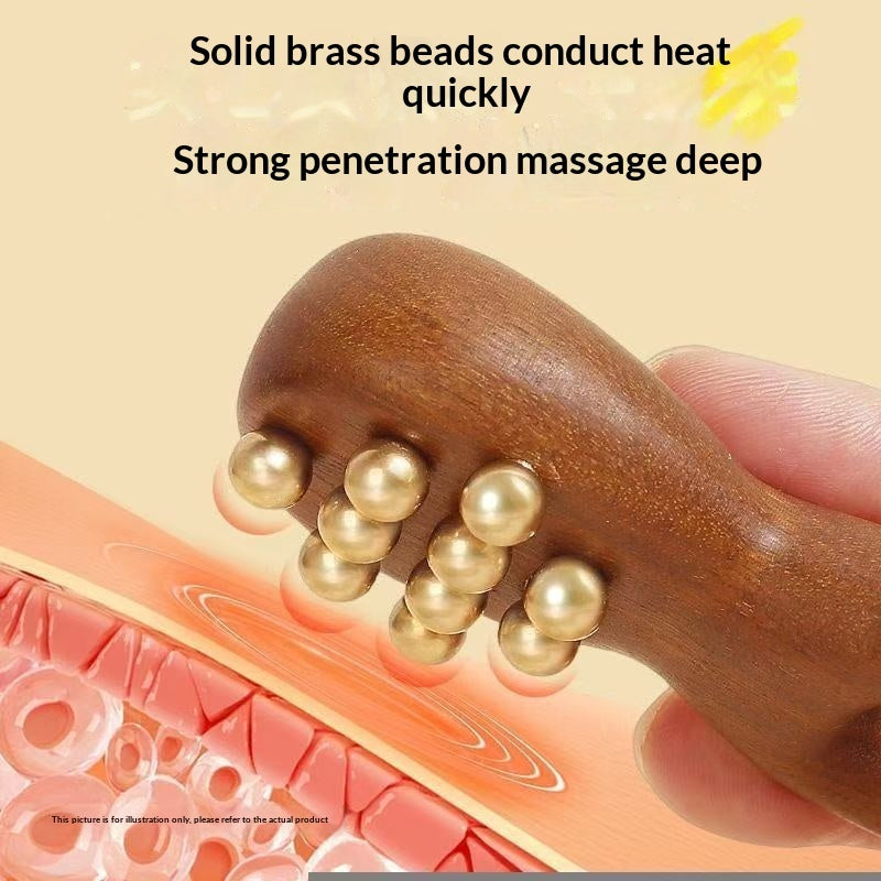 Massage Comb Head And Meridian Care Sandalwood Comb