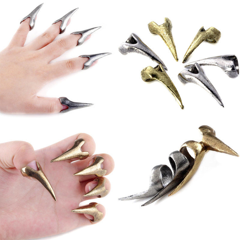 Retro Punk Personality Nail Ring