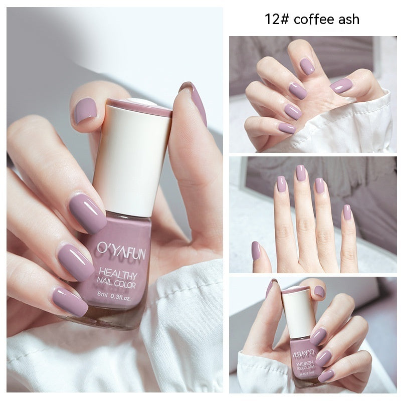O'YAFUN Nail Polish New Water-based Long-lasting Quick-drying Transparent