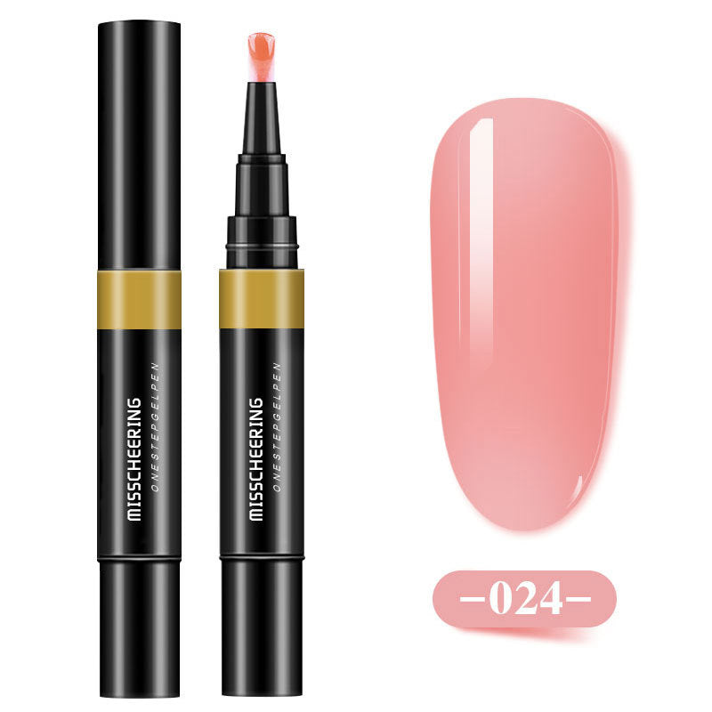 Misscheering One-step Glue Three-in-one Nail Polish Glue Pen Lazy Long-lasting Phototherapy Glue Nail Manicure